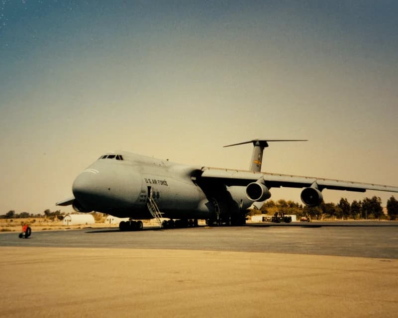 C-5 Galaxy on the tarmac